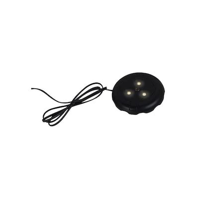 Coming in a variety of styles run the power cord under the cabinet or along wall trim up to a point directly above the outlet, leaving just enough slack to go straight down to the outlet. Sea Gull Lighting 3 in. LED 12-Volt 3000K Black Under ...