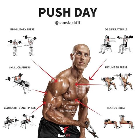Push Day Push Workout Push Day Workout Plan Gym