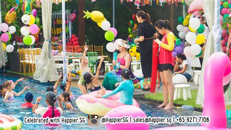 Kids Pool Party Games Pool Party Singapore Happier Singapore