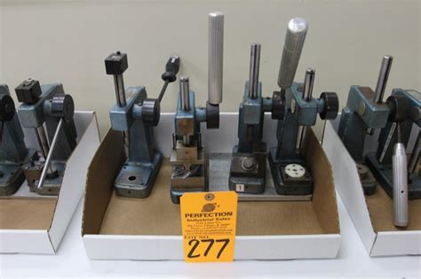 Lot Comprising 4 Janesville Tool Ilp 500 Precision Manual Lever