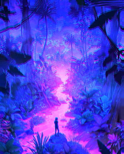 1080p Free Download Aesthetic Forest Blue Cool Dark Dream Forest
