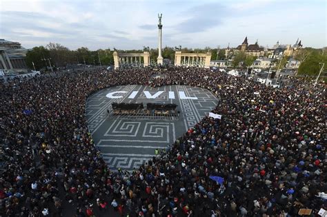 Hungary Thousands Protest Govts Education Ngo Policies Fox News