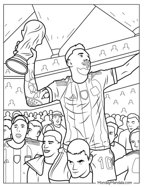 20 Lionel Messi Coloring Pages Free Pdf Printables