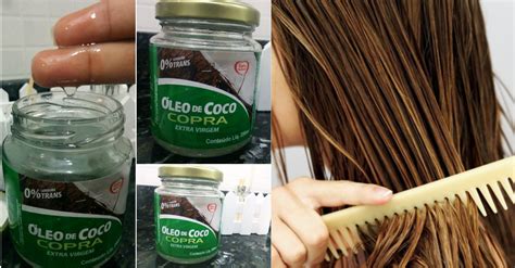 Como salvar o cabelo utilizando óleo de coco NATURAL em 2021 Óleo de