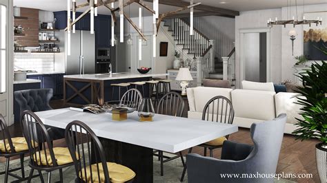 Modern Farmhouse Floor Plan With Wraparound Porch Max Fulbright Designs