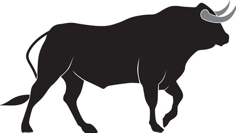 Bulls Logo Black And White Png Buffalo Auroch Bull Silhouette