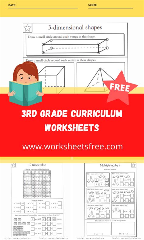 3rd Grade Curriculum Worksheets In 2022 Worksheets Free