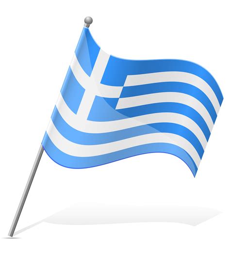 Flag Of Greece Vector Illustration 510823 Vector Art At Vecteezy