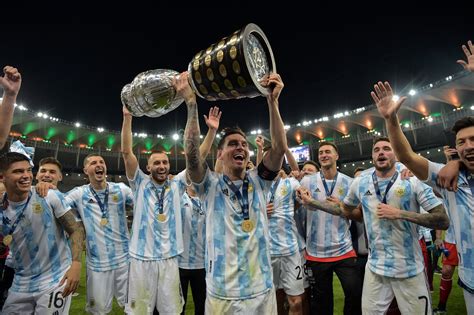 Argentina 1 0 Brazil Di Maria Scores Winner As Messi Wins His First International Major Title