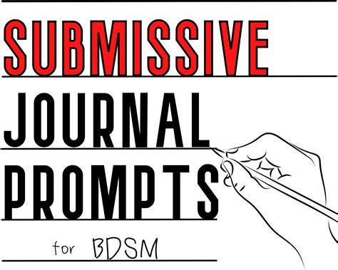 Submissive Writing Prompts For Bdsm Journal Structure For Dom Etsy