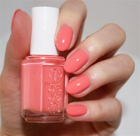 Essie Spring 2016 Collection Lounge Lover Pretty Peach Pink Nail
