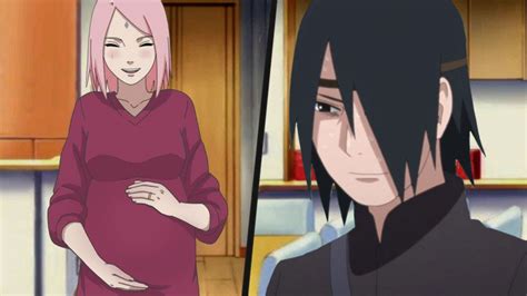 Sasuke Reaction To Sakura Pregnancy Naruto And Boruto Youtube