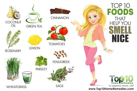 Top 10 Foods That Help You Smell Nice Top 10 Home Remedies