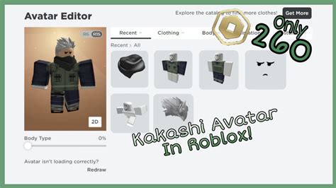Roblox Kakashi Avatar