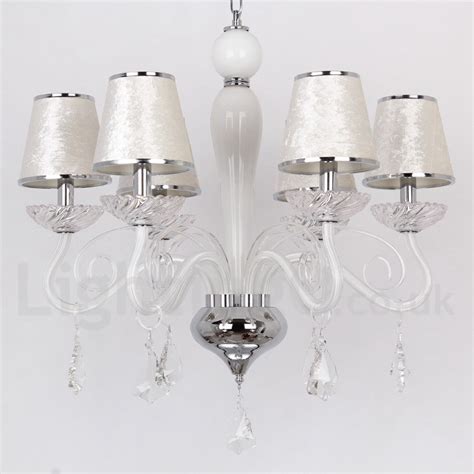 Classical chandeliers offer crystal chandelier lights crystal ceiling chandeliers for sale in uk. 6 Light White Contemporary Dining Room Bedroom Living Room ...