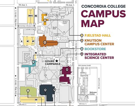 Concordia University Nebraska Campus Map Map