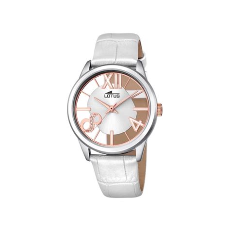 Les femmes ont beaucoup de choix lorsqu'il s'agit de choisir une montre de la marque lotus. Montre femme Lotus Trendy blanche 18305/1 pour FEMME