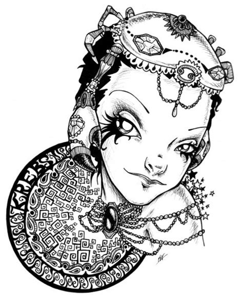 Virgo zodiac sign coloring page from star signs category. 231 best Zodiac Coloring Pages for Adults images on ...