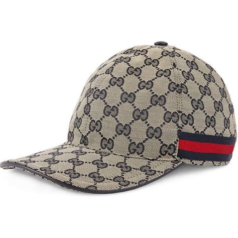 Gucci Gg Canvas Baseball Hat 265 Liked On Polyvore Featuring Mens