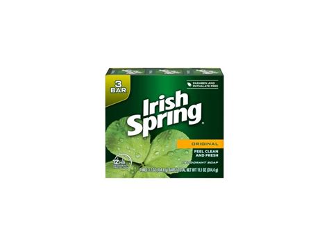 Irish Spring Deodorant Soap Original Bar Soap Ingredients And Reviews