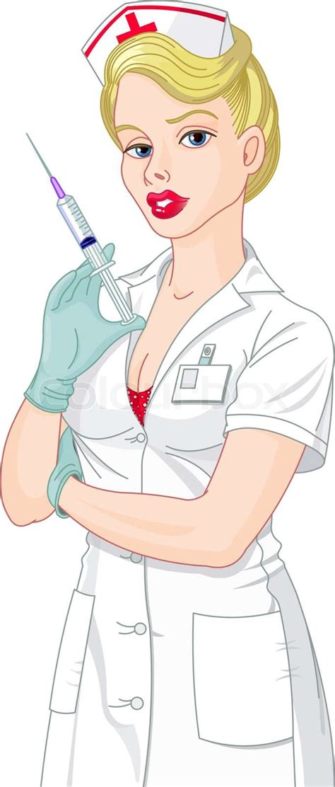 Nurse Cartoon Sexy Stock Vector Colourbox