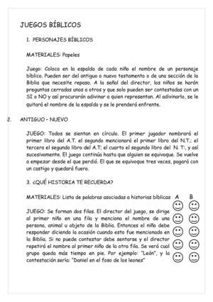 Ejercicios biblicos adventistas para imprimir : Calaméo - juegos biblicos