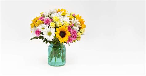 The Ftd Sunlit Meadows Bouquet Vase Included Flower Delivery Glendale