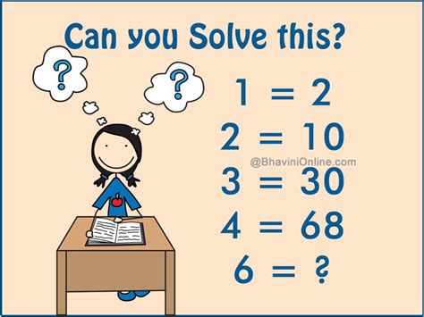 Numerical Riddle Find The Missing Numbers In The Picture