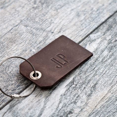 Personalized Custom Leather Luggage Tags Etsy