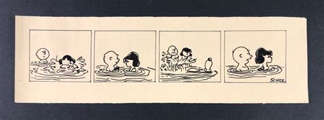 The american newspaper cartoonist charles m. Charles Schulz (American, 1922-2000) - Ink Drawing
