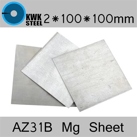 Mm AZ B Magnesium Alloy Sheet Mg Plate Electroplating Anodes Experiment Anode Free