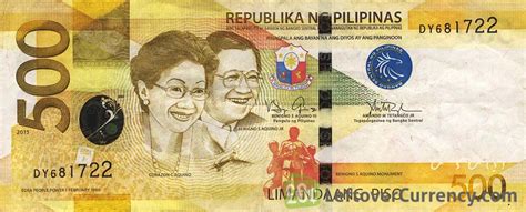 500 Philippine Peso 2010 Series Exchange Yours For Cash