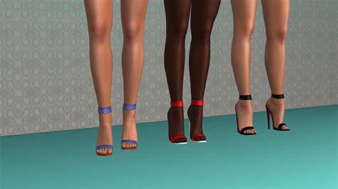 Sims 3 Rhinestone Sandals “impossible Heels” Edit Downloads The