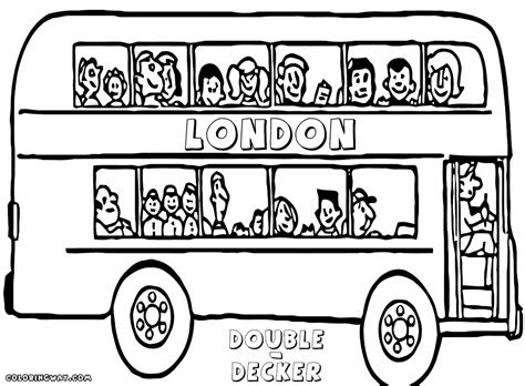 Choose from 60+ double decker bus graphic resources and download in the form of png, eps, ai or psd. Double-decker bus coloring pages | Coloring pages to ...
