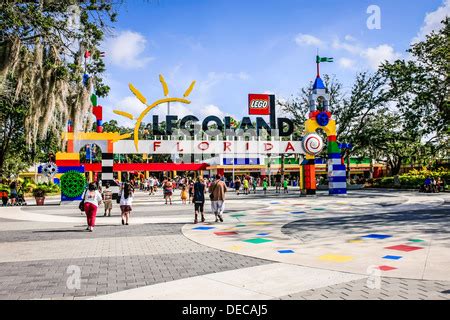 Entrance To Legoland Florida Theme Park Winter Haven Central Stock