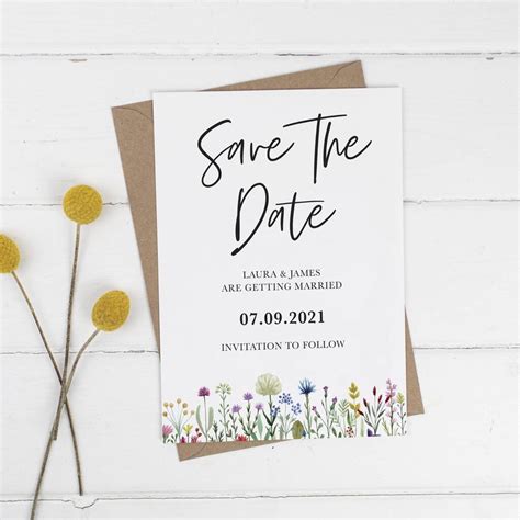Wildflowers Wedding Invitations And Stationery By Russet And Gray