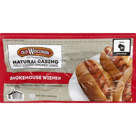 Old Wisconsin Natural Casing Wieners Summer Sausage And Snacks Miller