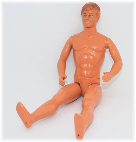 Mattel Barbie Ken Doll S Molded Brown Hair Nude Naked For Ooak Or Custom