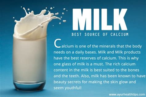 Benefits Of Milk As One Of The Best Sources Of Calcium Ayur Health Tips