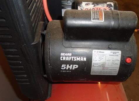 5hp Sears Craftsman 33 Gallon Air Compressor No Reserve Vehicle And