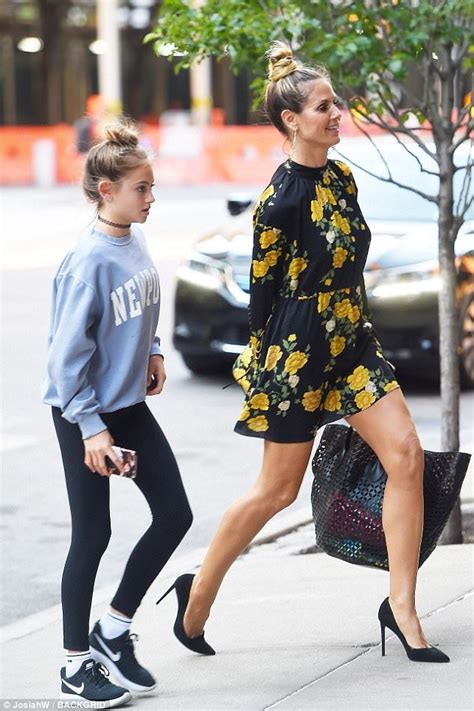 The america's got talent judge got engaged it sounds as if heidi klum and her fiancé tom kaulitz have a lot more to look forward to than a wedding this year, with news reported on monday that they. Heidi Klum is a dead ringer for daughter Leni | Daily Mail ...