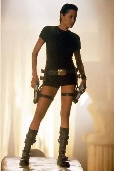 Female Action Heroes And Their Costumes Lara Croft Angelina Jolie
