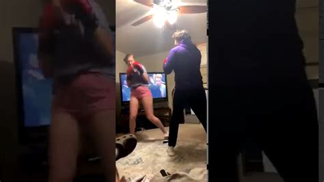 Girl Knocks Out Boyfriend With Sweet Left Hook Viral World YouTube