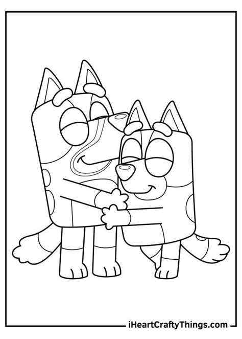 Bluey Coloring Pages Updated 2022