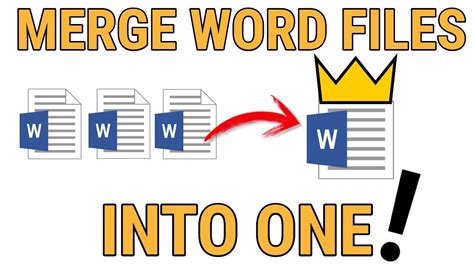 How To Merge Multiple Word Documents Into One In Seconds Youtube