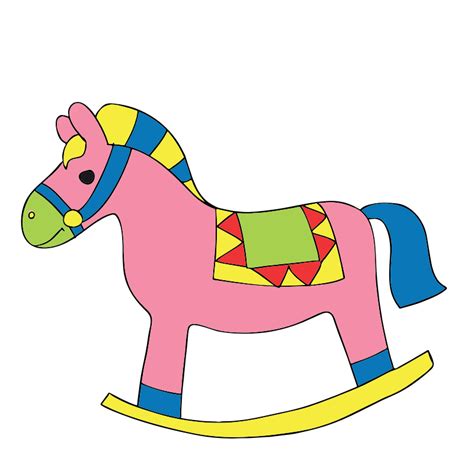 Pink Clipart Rocking Horse Pink Rocking Horse Transparent Free For