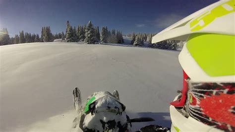 Snowmobiling Deep Powder Youtube