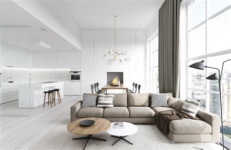 Clean Beachy Living Room Interior Design Ideas