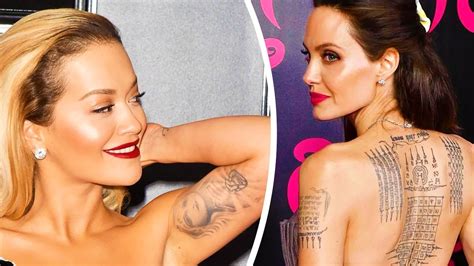 top 10 female celebrity tattoos youtube