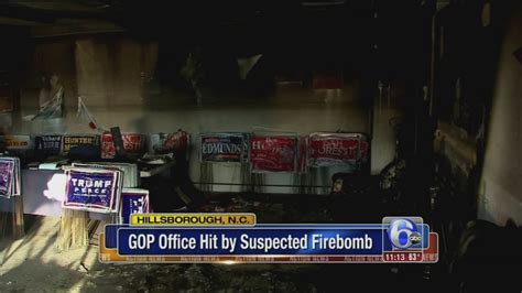 North Carolina Gop Headquarters Burned Vandalized 6abc Philadelphia